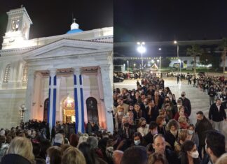 Πειραιάς: Χιλιάδες πιστοί τώρα στην ουρά για να προσκυνήσουν την Αγία Ζώνη
