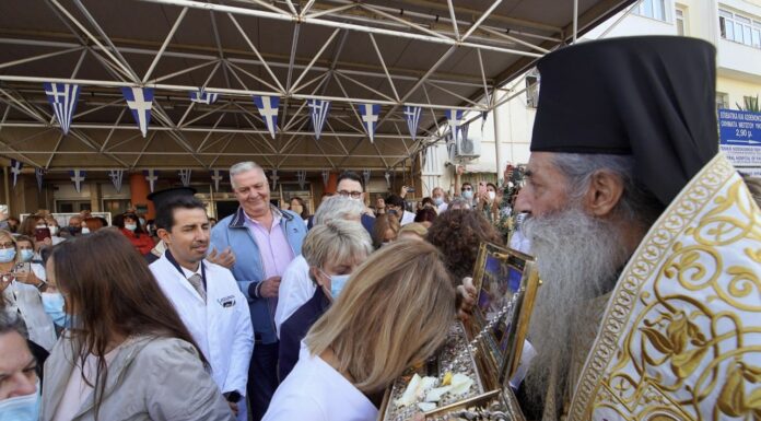 Η Αγία Ζώνη στο Τζάνειο Νοσοκομείο Πειραιά! (φωτο)
