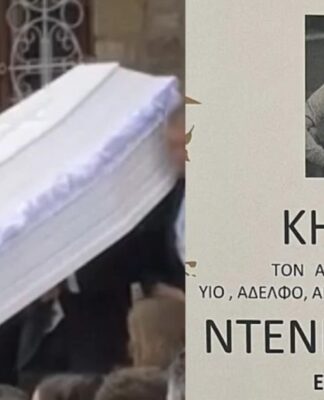 Ράγισαν οι ουρανοί: Τραγικές φιγούρες οι γονείς στην κηδεία του Ντένις Ρούτσι, άφησαν λευκά μπαλόνια στην εκκλησία