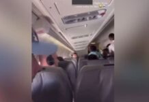 Αναγκαστική προσγείωση αεροπλάνου στην Αυστραλία – Επιβάτες πάνω σε καβγά έσπασαν παράθυρο, δείτε βίντεο