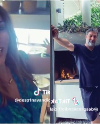 «Γεια σου ψήστη μου» – Η Δέσποινα Βανδή αποθεώνει τον Βασίλη Μπισμπίκη μπροστά από το μπάμπεκιου