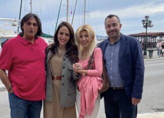 Στην Αίγινα η Δόμνα Μιχαηλίδου!