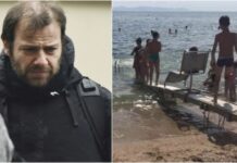 Τζιόβας: Ξέσπασε με γονείς που αφήνουν τα παιδιά να παίζουν με κατασκευή παραλίας για ΑμεΑ – «Άντε μοσχάρια»