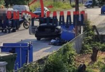 Κατερίνη: Γυναίκα απανθρακώθηκε μέσα στο αυτοκίνητο της μετά από πρόσκρουση