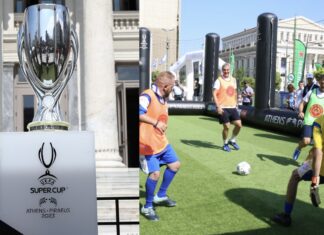 Άρχισε η μεγάλη γιορτή για το UEFA Super Cup 2023 στον Πειραιά (φωτο)
