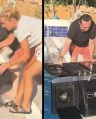 Δύσκολες ώρες για τον Λευτέρη Πανταζή: Έπεσε στην πισίνα η πανάκριβη ψησταριά του