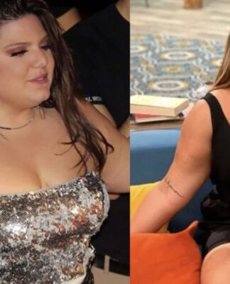 Επιστρέφει πιο καμπυλωτή από ποτέ: Με σορτσάκι και κόκκινη ρόμπα που «ξεχειλiζει» η Δανάη Μπάρκα