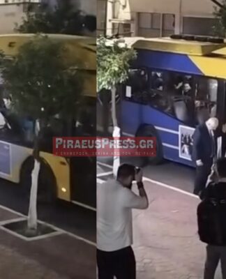 Καμίνια Πειραιά: Η νύφη έφτασε στην εκκλησία με το… τρόλεϊ! (βίντεο)