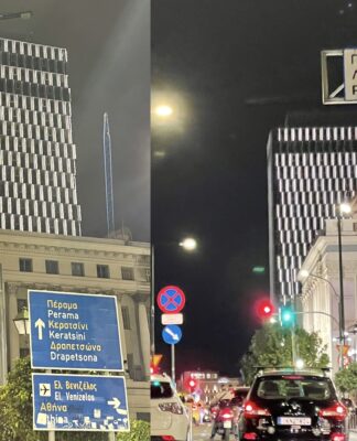 Ο Πύργος του Πειραιά ετοιμάζεται για Πρωτοχρονιά! (φωτο)