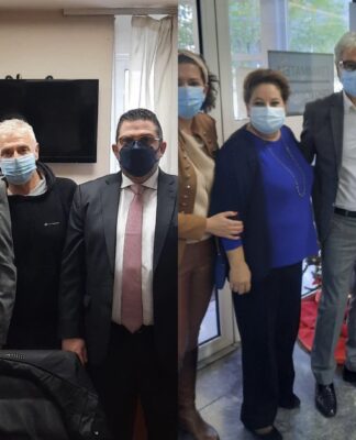 Επίσκεψη Βλαχάκου στα Νοσοκομεία του Πειραιά