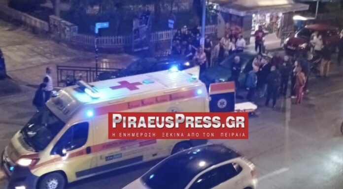 Τροχαίο με σοβαρό τραυματισμό 22χρονου στον Πειραιά