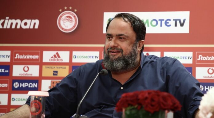 Το δημόσιο «ευχαριστώ» του Βαγγέλη Μαρινάκη!
