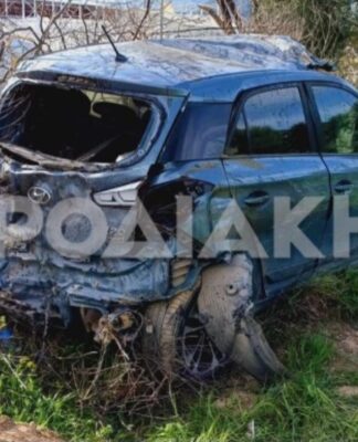 Τροχαίο δυστύχημα στη Ρόδο: Ι.Χ. συγκρούστηκε με γάιδαρο – Νεκρή 24χρονη συνοδηγός