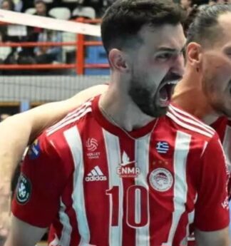 Μίλωνας – Ολυμπιακός 2-3: Οι «ερυθρόλευκοι» κατέκτησαν το Κύπελλο βόλεϊ ανδρών