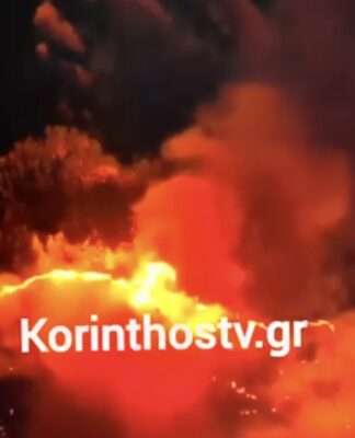 Σε κατάσταση έκτακτης ανάγκης η Νεμέα – Τρομακτικές εικόνες από drone! (ΒΙΝΤΕΟ)
