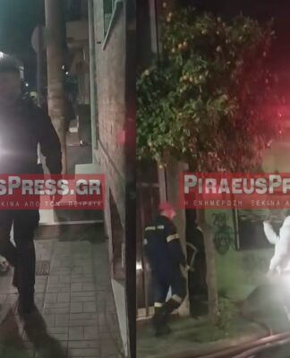 Μεγάλη φωτιά τώρα στη Νίκαια – Ανησυχία για εγκλωβισμένους (φωτό)