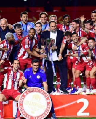 Ολυμπιακός: Εντυπωσιακή φιέστα για το 48ο πρώταθλημα – Τι δήλωσε ο Βαγγέλης Μαρινάκης