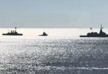 Η 1η φρεγάτα Belharra «ΚΙΜΩΝ» στον Πειραιά – Την υποδέχτηκε το «ΑΒΕΡΩΦ» (ΒΙΝΤΕΟ)