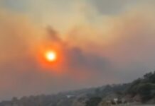 Ανεξέλεγκτη η φωτιά στο Ρέθυμνο: Ξεπερνά τα 15 χλμ. το μέτωπο – Δεν μπορούν να επιχειρήσουν τα εναέρια μέσα λόγω των ισχυρών ανέμων
